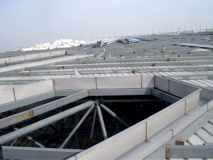 迁安安吉县体育馆网架